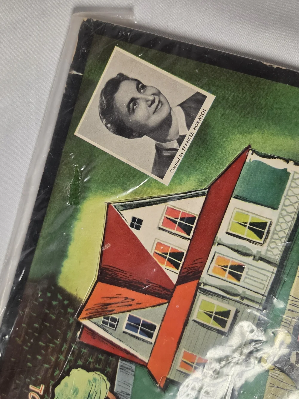 Vintage 50s Ding Dong School Farm Animal Puzzle